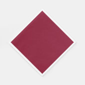 Burgundy Serviette (Ecke)