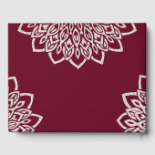 Burgundy Silver Glitzer Elegantes Wedding Gästebuc Gästebuch (Rückseite)