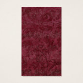 Burgundy Silver Masquerade Gastgeschenk Hochzeit T (Rückseite)