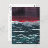 Burgundy Skies Postkarte (Vorne/Hinten)