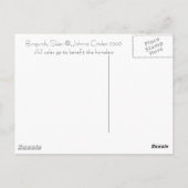 Burgundy Skies Postkarte (Rückseite)