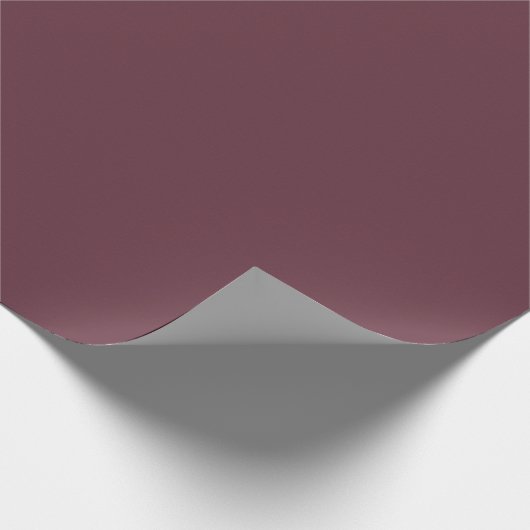 Burgundy Solid Color 1 Geschenkpapier (Ecke)