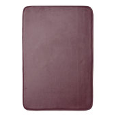 Burgundy Solid Color Badematte (Vorderseite Vertikal)
