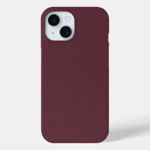 Burgundy Solid Color Case-Mate iPhone Hülle