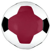 Burgundy Solid Color | Classic | elegant Fußball (Gedreht)