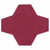 Burgundy Solid Color | Classic | elegant Fußball (Flach)
