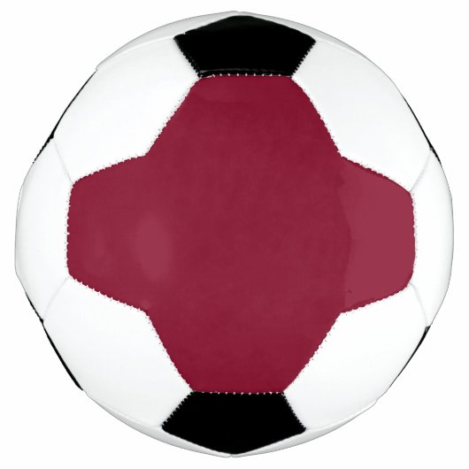 Burgundy Solid Color | Classic | elegant Fußball (Vorderseite)