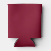 Burgundy Solid Color Dosenkühler (Vorderseite)