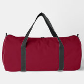 Burgundy Solid Color Duffle Bag (Vorderseite)