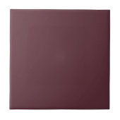 Burgundy Solid Color Fliese (Vorderseite)