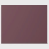 Burgundy Solid Color Geschenkpapier (Flach)