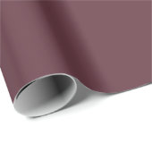 Burgundy Solid Color Geschenkpapier (Rolleneckpunkt)