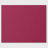 Burgundy Solid Color Geschenkpapier (Flach)