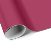 Burgundy Solid Color Geschenkpapier (Rolleneckpunkt)