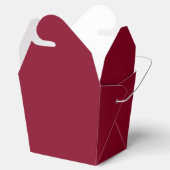 Burgundy Solid Color Geschenkschachtel (Geöffnet)