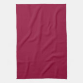Burgundy Solid Color Geschirrtuch (Vertikal)