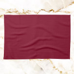 Burgundy Solid Color Geschirrtuch<br><div class="desc">Burgundy Solid Color. Dieses reiche,  tiefe Rot ruft Raffinesse und zeitlose Eleganz hervor. Ideal für diejenigen,  die klassischen Luxus schätzen. Die dunklen,  warmen Untertöne schaffen ein Gefühl von Mysterium und Reiz,  das sich ideal für besondere Anlässe eignet.</div>