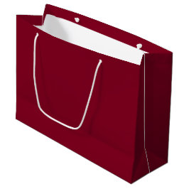 Burgundy Solid Color Große Geschenktüte