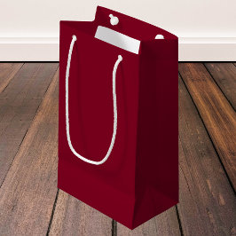 Burgundy Solid Color Kleine Geschenktüte