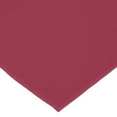 Burgundy Solid Color Kurzer Tischläufer (Ecke)