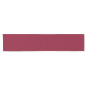 Burgundy Solid Color Kurzer Tischläufer (Horizontal)