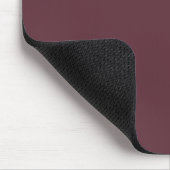 Burgundy Solid Color Mousepad (Ecke)