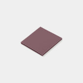 Burgundy Solid Color Post-it Klebezettel (angewinkelt)