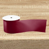 Burgundy Solid Color Satinband