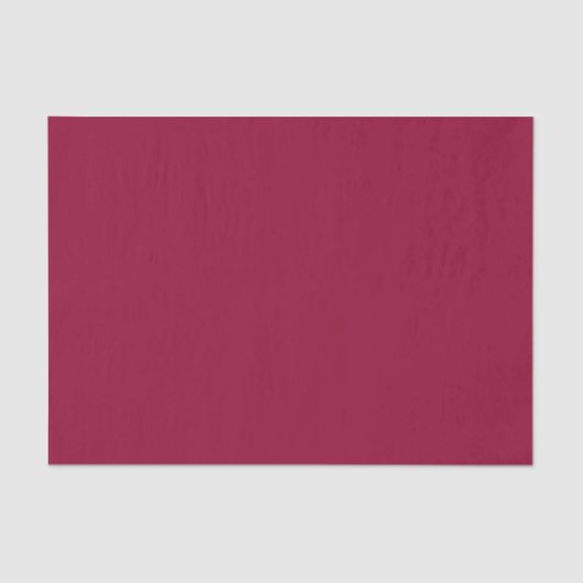Burgundy Solid Color Seidenpapier (Vorderseite)