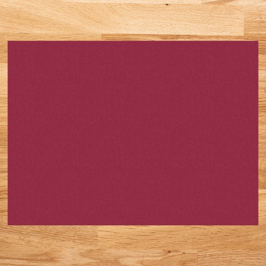 Burgundy Solid Color Seidenpapier