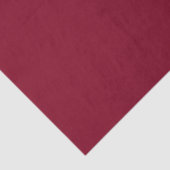 Burgundy Solid Color Seidenpapier (Detail)