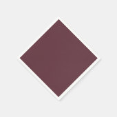 Burgundy Solid Color Serviette (Ecke)