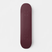 Burgundy Solid Color Skateboard (Vorne)