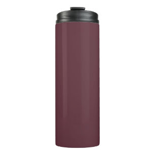 Burgundy Solid Color Thermosbecher