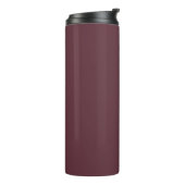 Burgundy Solid Color Thermosbecher (Nach links gedreht)