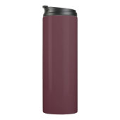 Burgundy Solid Color Thermosbecher (Nach rechts gedreht)