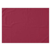 Burgundy Solid Color Tischdecke (Vorderseite (Horizontal))