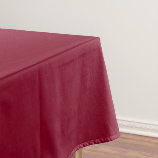 Burgundy Solid Color Tischdecke (Beispiel)