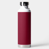 Burgundy Solid Color Trinkflasche (links)