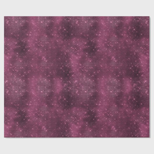 Burgundy Sparkle Geschenkpapier (Flach)