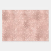 Burgundy Sparkle Geschenkpapier Set (Vorderseite 3)