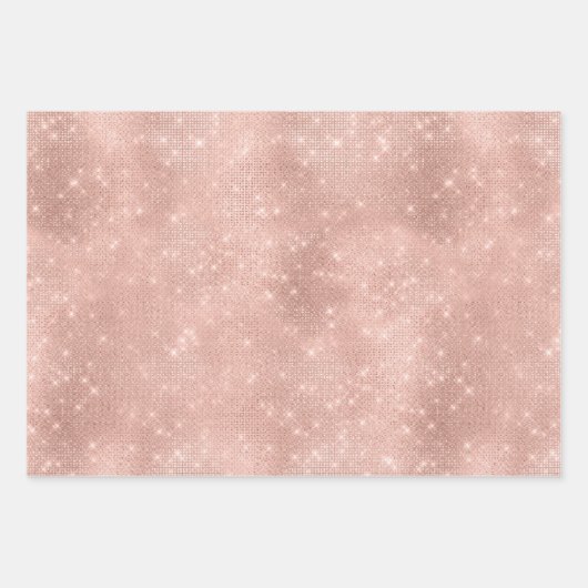 Burgundy Sparkle Geschenkpapier Set (Vorderseite 3)