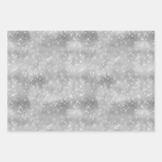 Burgundy Sparkle Geschenkpapier Set (Vorderseite 2)