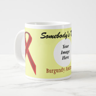 Burgundy Standard Ribbon Template by K Yoncich Jumbo-Tasse