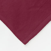 Burgundy Tassel Cap Foto Abschluss Fleecedecke (Ecke)