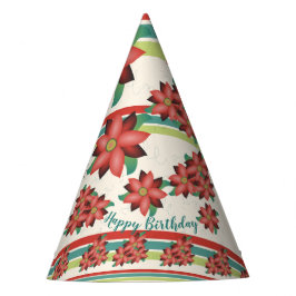 Burgundy Teals und Limon Partyhütchen