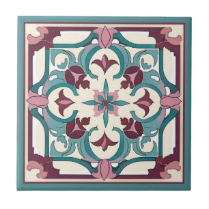 Burgundy Tile Fliese