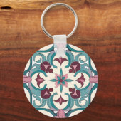 Burgundy Tile Schlüsselanhänger (Vorderseite)