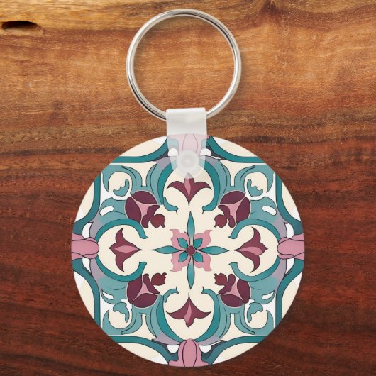 Burgundy Tile Schlüsselanhänger (Vorderseite)