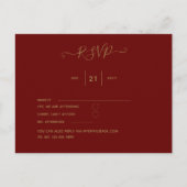 Burgundy UAWG Postkarte (Vorderseite)